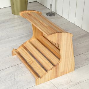 라샘 DIY 2단 원목 발받침대 GO1980