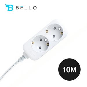 현대일렉트릭 일반형 접지 2구 10m 멀티탭