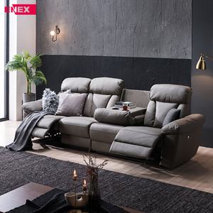 [에넥스]퍼스트 가죽 전동 리클라이너 소파 4인용