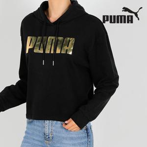 푸마 여성 홀리데이팩 후드 티셔츠 581849-01