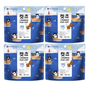 네츄럴코어 캣쵸 연어60gX4개묶음 고양이간식