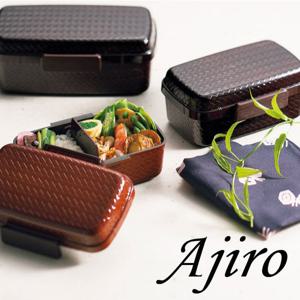 하코야/아지로 1단 도시락 (소)/대나무 무늬 벤또