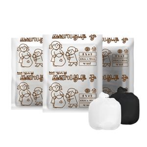 킹스봉 배접 비닐 봉지 재활용 쓰레기 봉투 _중 50L (20매)