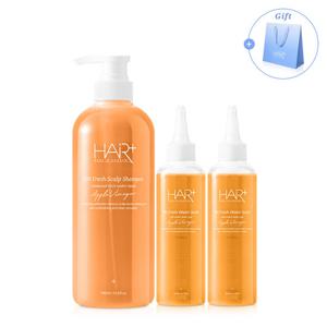 애플비니거 헤어식초 비듬샴푸 각질 스케일링 두피 클리닉 선물세트 (탈모완화기능성)