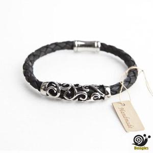 [뱅글스]남자팔찌/가죽팔찌/클래식 맨