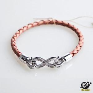 [뱅글스]여성팔찌/가죽팔찌/로맨틱 뫼비우스