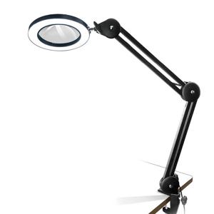 비상 스탠드 대형 돋보기 확대경 USB 링라이트 LED 조명