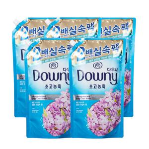 다우니 리필 실속팩 라일락 (블루) 1.6L 5ea