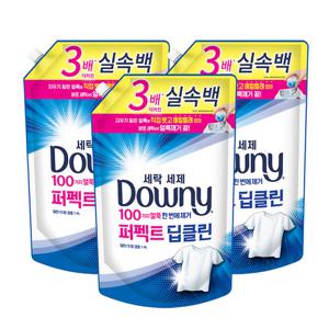 다우니 액체형 리필 세탁세제 퍼펙트 딥클린 1.4L 3ea