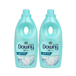 다우니 섬유유연제 엑스퍼트 실내건조 1L 프레쉬클린 2ea