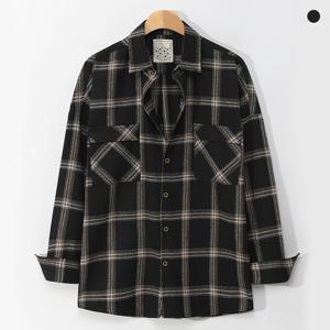 [후앙스] 오버핏 타탄 체크 남방 CKST0870