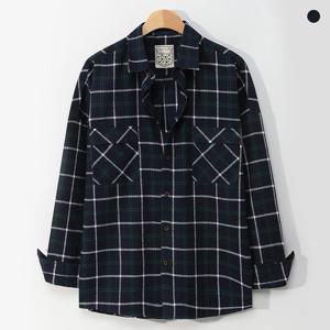 [후앙스] 오버핏 포인트 핀체크 남방 CKST4870