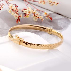 골드팡 14k 컷팅크러쉬뱅글 팔찌