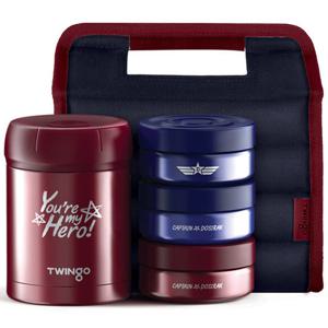 트윙고 캡틴 보온도시락세트 1140