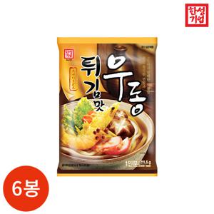 한성기업 튀김맛 우동 (2인분) 423g x 6봉