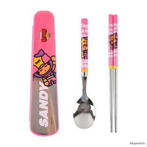 [릴팡]브롤스타즈 진공스텐수저슬림케이스세트(샌디)/BR6468