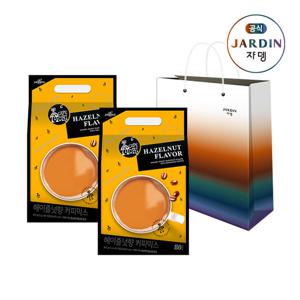 [쟈뎅]홈스타일 헤이즐넛향 커피믹스 80P+80P+쇼핑백