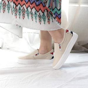 [신꼬가]  국내 제작 발 편한 여자 스판 쿠션 슬립온