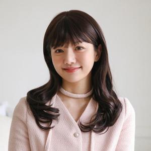 여자가발 중단발 루즈웨이브 펌 통가발