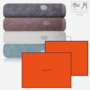 송월타월 뱀부얀100%  호텔컬렉션 플로우 (4매입 수건선물세트)