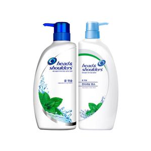 헤드앤숄더 쿨멘솔 샴푸 850ml 1개+린스 1개