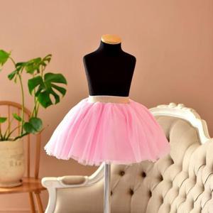 [호이드레스] 샤스커트 튜튜스커트 아동 골드튜튜_연핑크