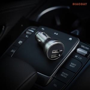 다이아코트 차량용 QC3.0 볼트 체크 초고속 USB충전기 시거잭
