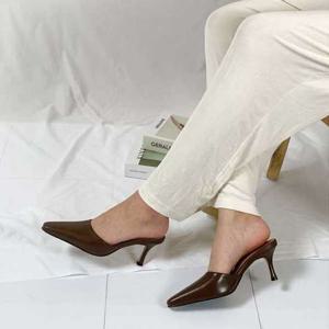 [블루피오레] 베이직 하이힐 뮬 블로퍼 BFS1017