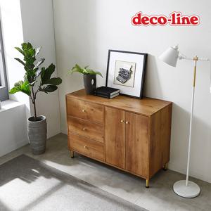 데코라인 코넬 발렌시 1200 와이드 수납 서랍장 DJN032C (착불)