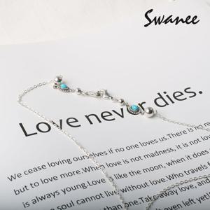 스와니 실버 빈티지 터키석 마스크 스트랩 (M002007C/SILVER)