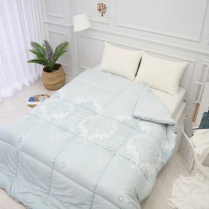 [단잠]세미마이크로 구스느낌 차렵이불 - 엘레강스