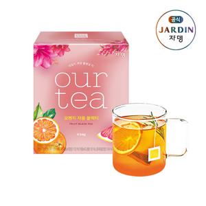 [쟈뎅] 아워티 오렌지 자몽 블랙티 4p