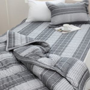 이솔홈 모던시크 그레이 먼지없는 싱글세트 기숙사 차렵이불세트