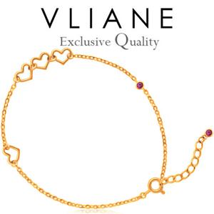 [브리앙] 18K 마이 러브 루비 팔찌 (금팔찌,생일선물,여자선물)