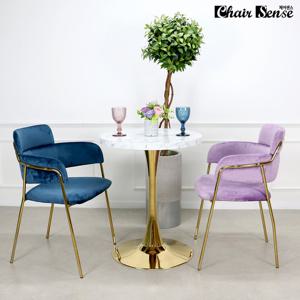 착불 체어센스 모노골드 원형상판 식당 카페 업소용 가정용 테이블