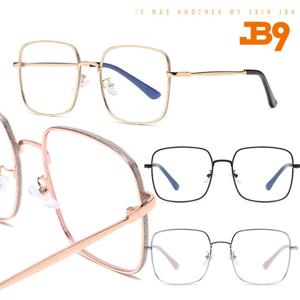 JB9 Mind 블루라이트차단안경 투명렌즈 선글라스 오버사이즈메탈