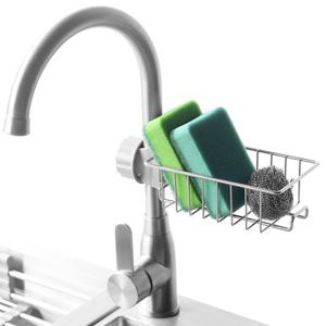 와이어 수전선반 수세미받침 / 주방수납 싱크대정리 선반