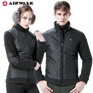 에어워크 공용 본딩자켓 6563 블랙 양털기모 자켓