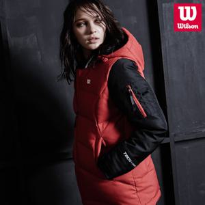 윌슨 여성 스타디움 다운패딩 955 레드 다운자켓