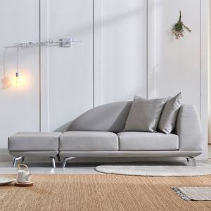 비앙스 켈른 가죽 2인소파(스툴포함)