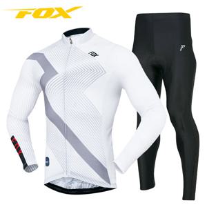 폭스라이더스 자전거의류세트 G201230 화이트블랙