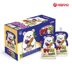 [서울우유] 홍삼츄츄 블루베리,포도 100ml 10팩