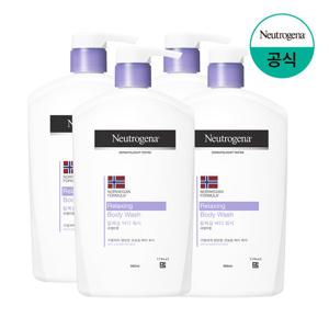 [뉴트로지나] 릴랙싱 바디워시 950ml x4