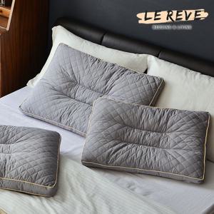 [르헤브] 알러지케어 라텍스폼 팝콘 3D 입체 경추 베개 (40x60)