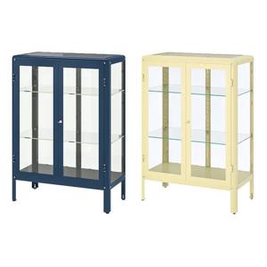 이케아 FABRIKOR 파브리셰르 유리도어수납장 81x113/유리장식장