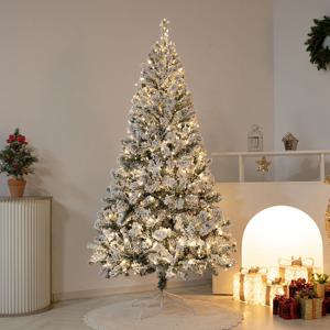 크리스마스 트리 나무 무장식 대형 고급 촘촘 눈쌓인 스노우 180cm (우산식) 소품 데코 눈송이 매장 꾸