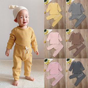 [조이멀티]이지 줄무늬 쫄쫄이 아동 상하복 204214