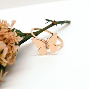 오팔하우스 14k 민자 나비 반지 OPDSR1519