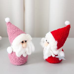 크리스마스 산타 인형 트리 장식 스노우 15cm 2컬러 꾸미기 소품 용품 오너먼트 데코