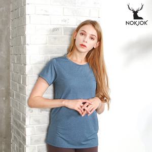 녹족 요가복 필라테스복 엠버 반팔티